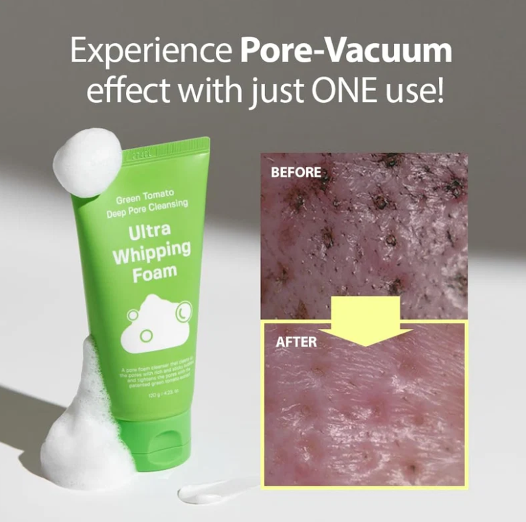 Sungboon Editor Green Tomato Deep Pore Cleansing Ultra Whipping Foam