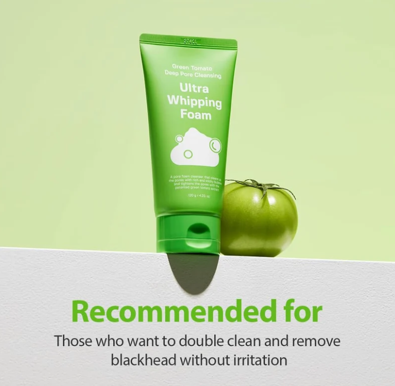 Sungboon Editor Green Tomato Deep Pore Cleansing Ultra Whipping Foam