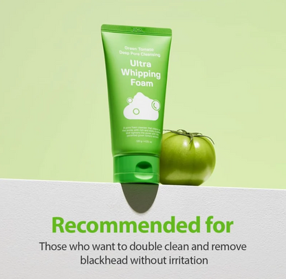 Sungboon Editor Green Tomato Deep Pore Cleansing Ultra Whipping Foam