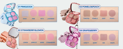 fwee Pocket Cheek Palette 9.6g (5 Colours)