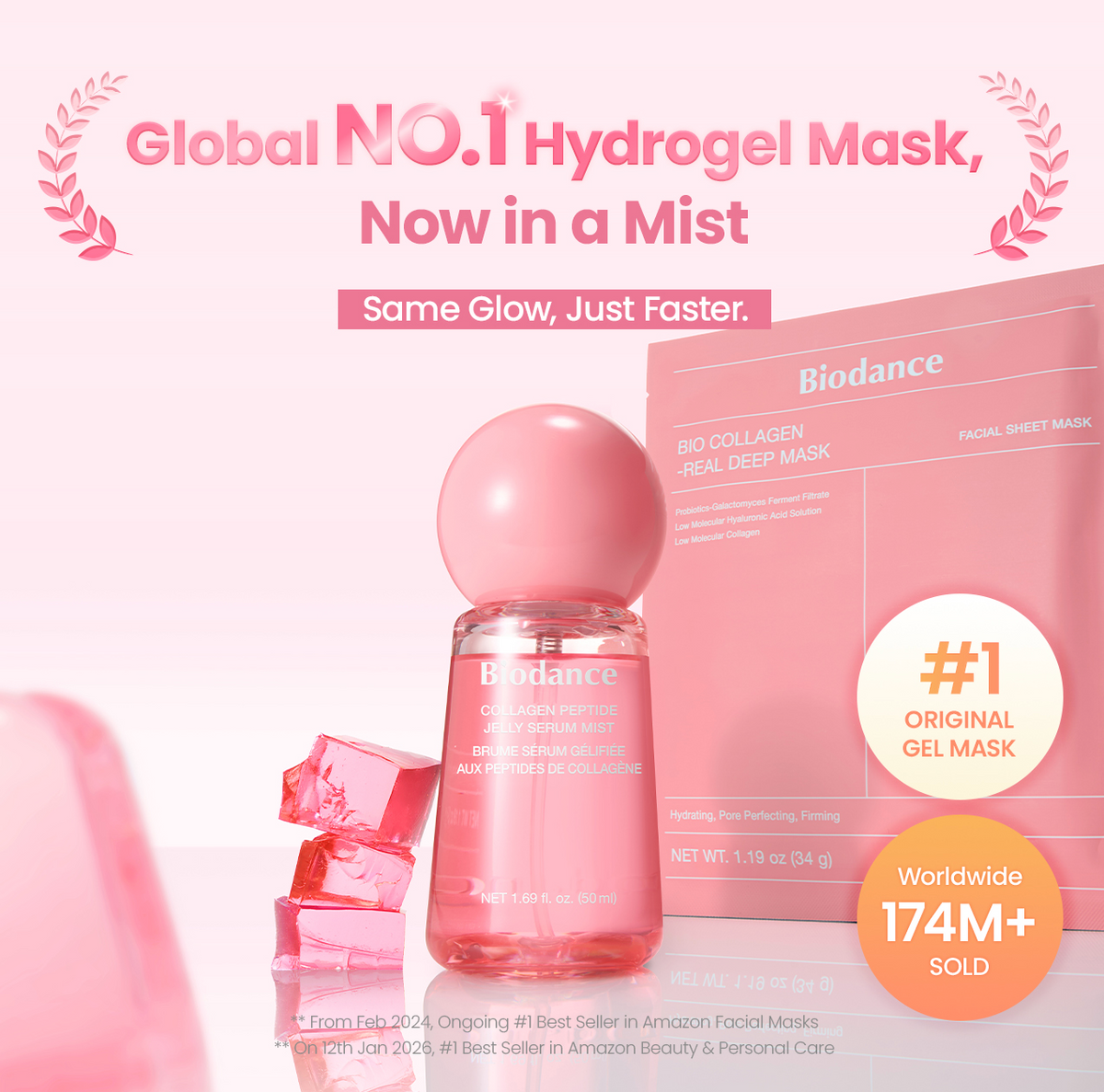 BIODANCE Collagen Peptide Jelly Serum Mist 50ml
