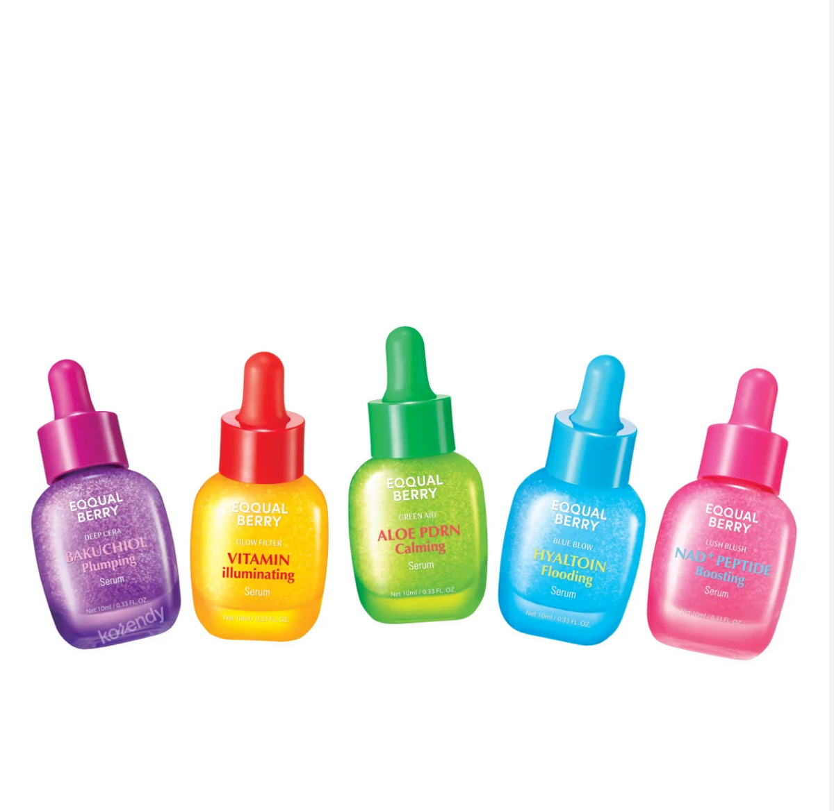 EQQUALBERRY 5 Mini Serums Discovery Set (5 x 10ml)