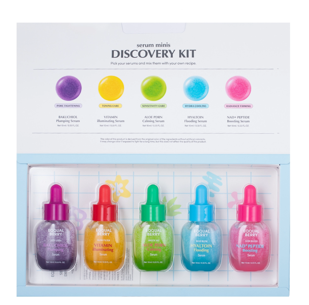 EQQUALBERRY 5 Mini Serums Discovery Set (5 x 10ml)