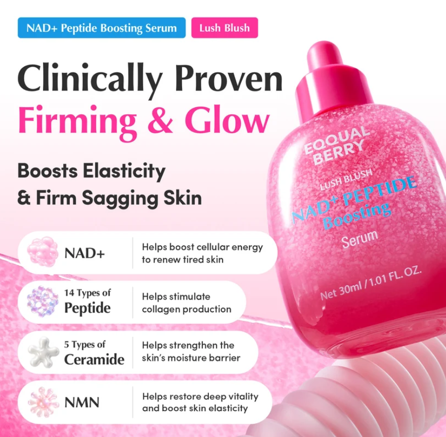 EQQUALBERRY NAD Peptide Boosting Serum 30ml