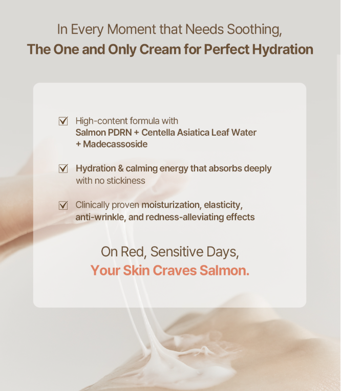 HEVEBLUE Salmon Caring Centella Cream 100ml