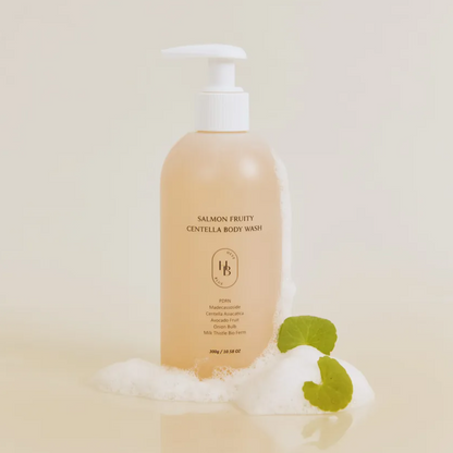 HEVEBLUE Salmon Fruity Centella Body Wash 300ml
