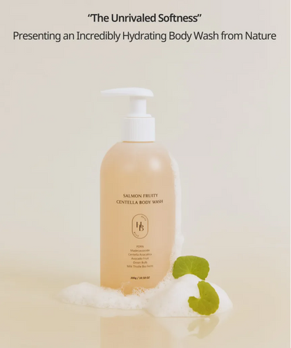 HEVEBLUE Salmon Fruity Centella Body Wash 300ml