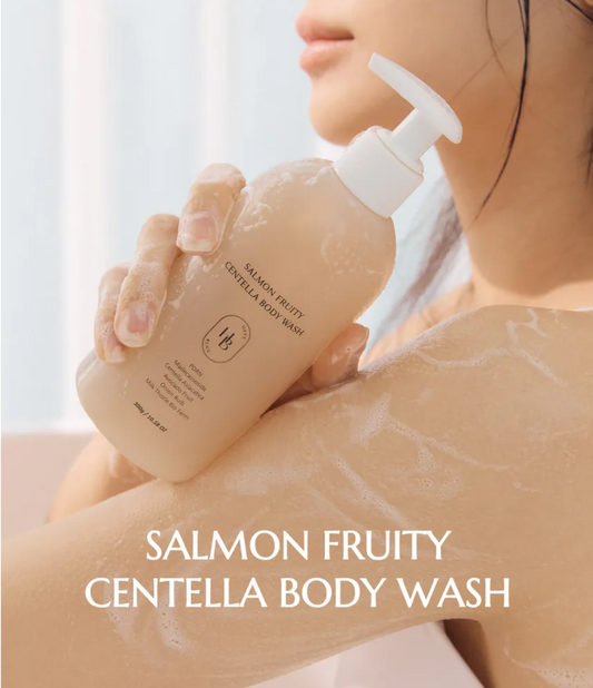 HEVEBLUE Salmon Fruity Centella Body Wash 300ml