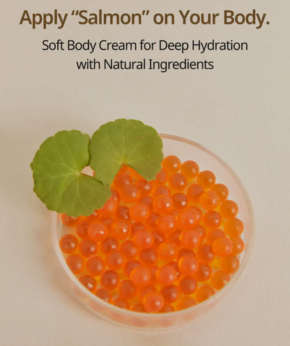 HEVEBLUE Salmon Fruity Centella Body Cream 300g