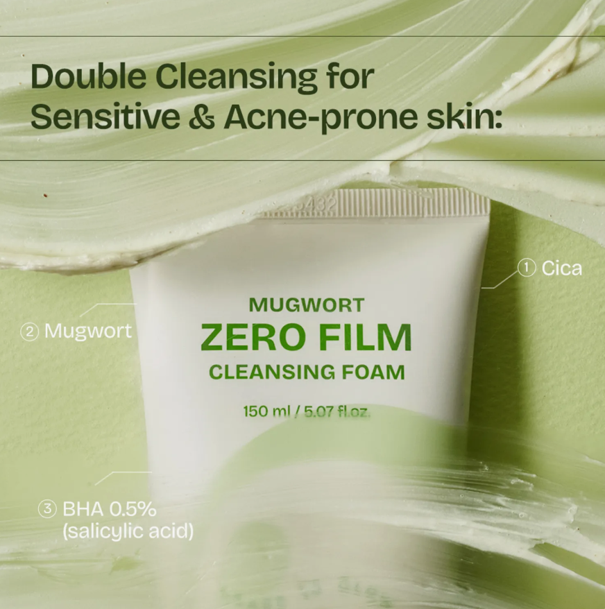 Orien Mugwort Zero Film Cleansing Foam 150ml