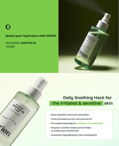 Orien Mugwort Soothe In Toner 160ml