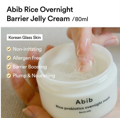Abib Rice Probiotics Overnight Mask - Barrier Jelly 80ml