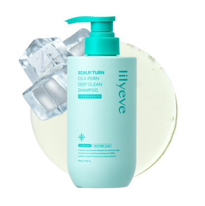 Lilyeve Scalp Turn Cica PDRN Deep Clean Shampoo 500ml