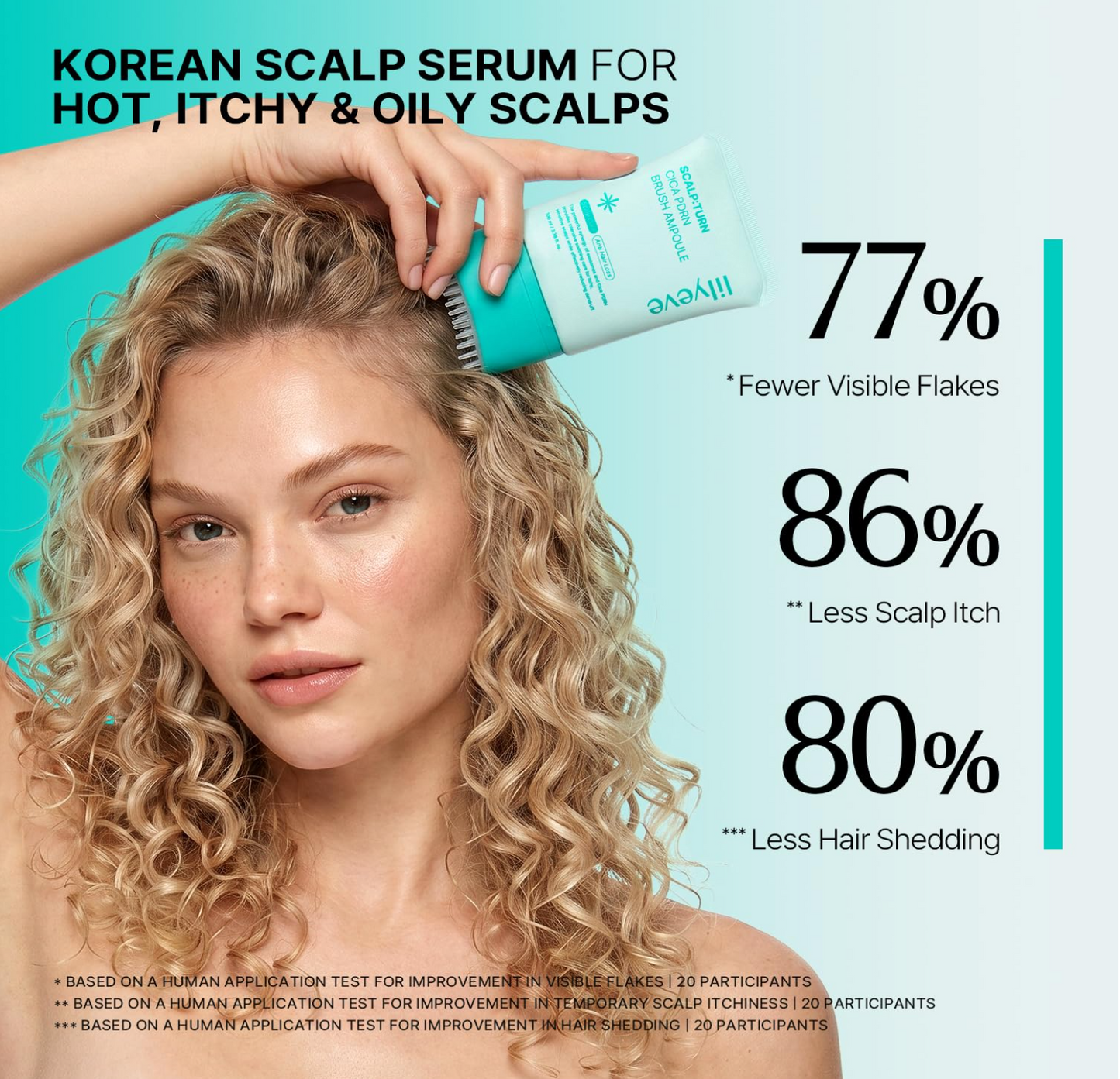 Lilyeve Scalp Turn Cica PDRN Brush Ampoule