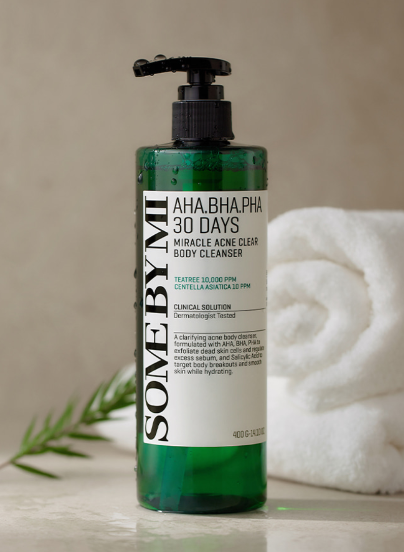SOME BY MI AHA BHA PHA 30 Days Miracle Gel Douche Anti-Acné Corps (400g)
