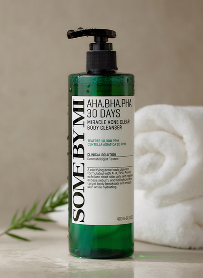 SOME BY MI AHA BHA PHA 30 Days Miracle Gel Douche Anti-Acné Corps (400g)