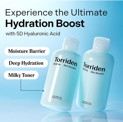 Torriden Dive-In Low Molecule Hyaluronic Acid Skin Booster 200ml