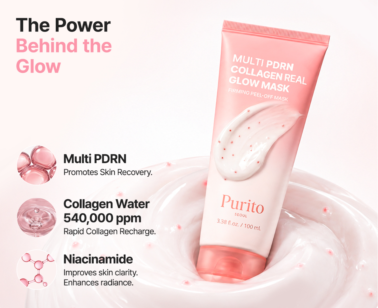 Purito Multi PDRN Collagen Real Glow Mask 100ml