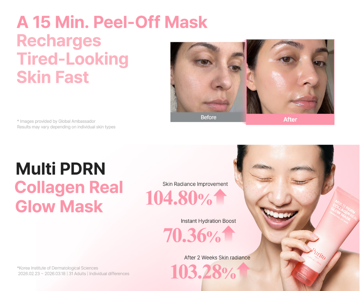 Purito Multi PDRN Collagen Real Glow Mask 100ml