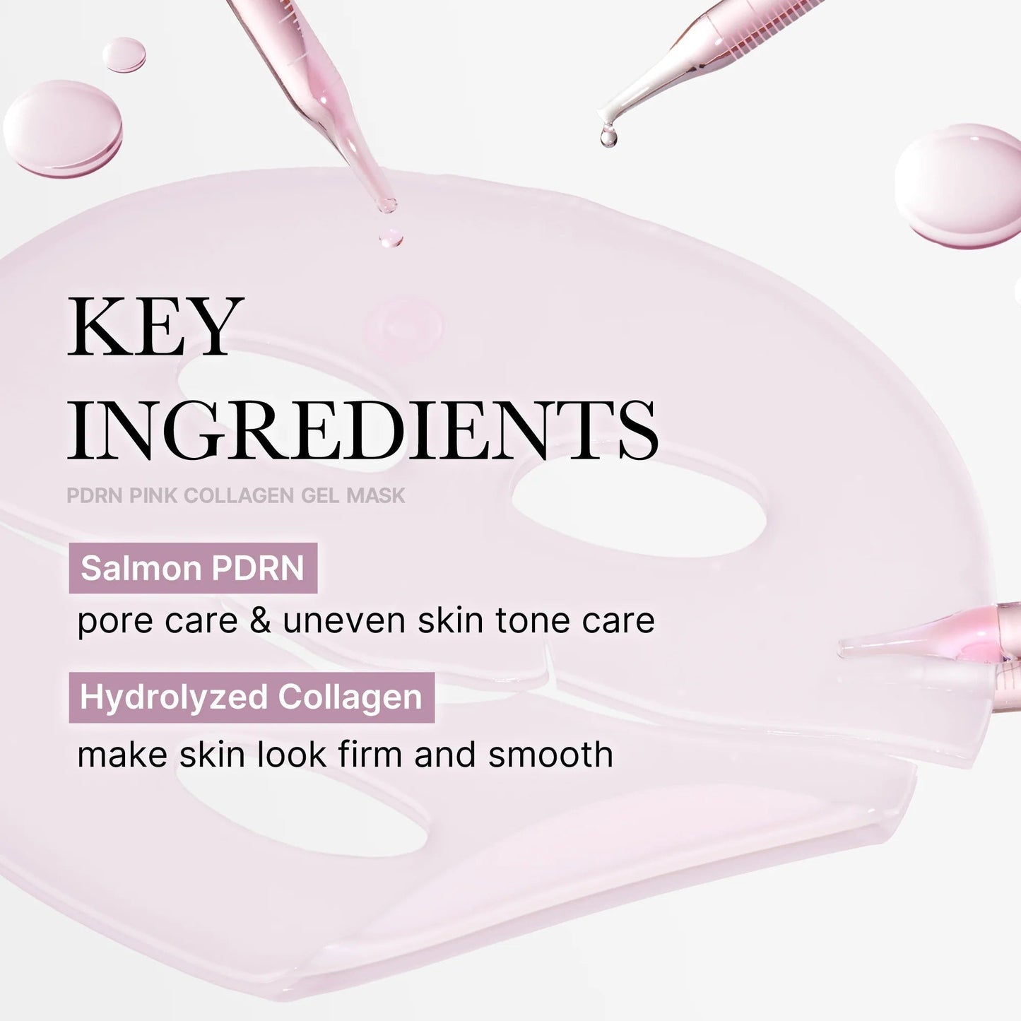 medicube PDRN Pink Collagen Gel Mask (4 Pack) medicube