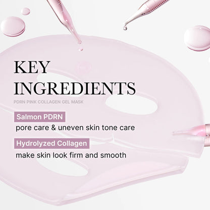 medicube PDRN Pink Collagen Gel Mask (4 Pack) medicube
