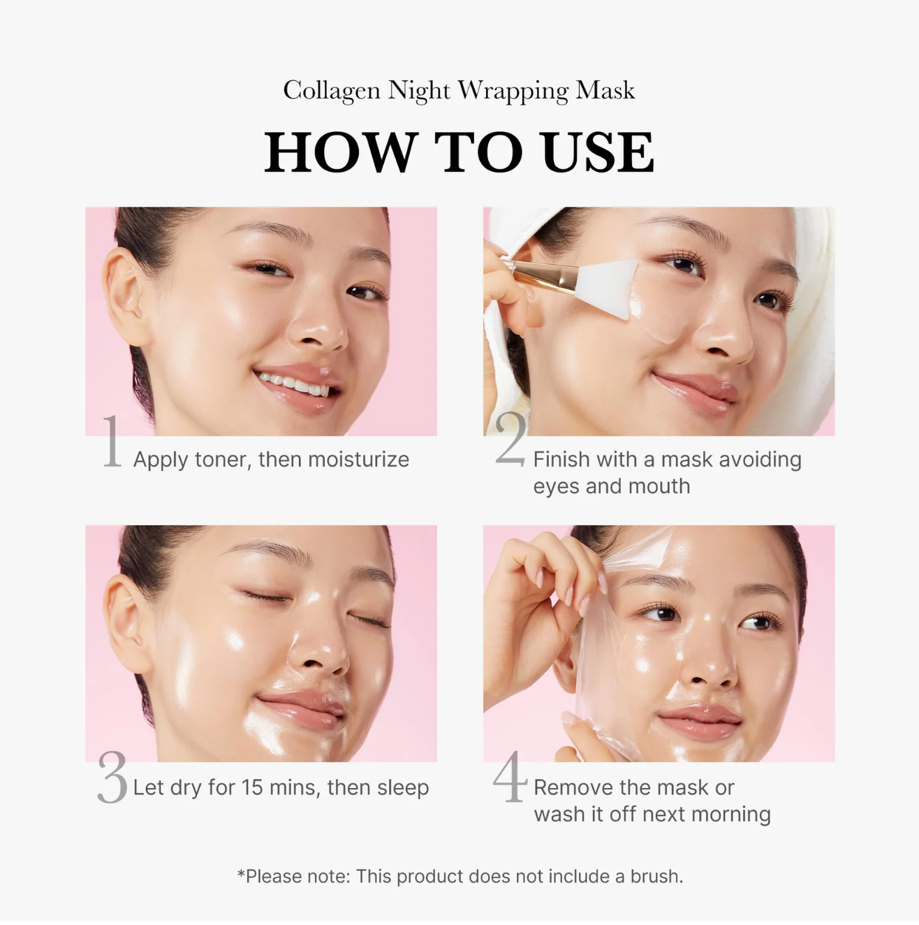 how to usemedicube Collagen Night Wrapping Mask 75ml kbeauty mart canada